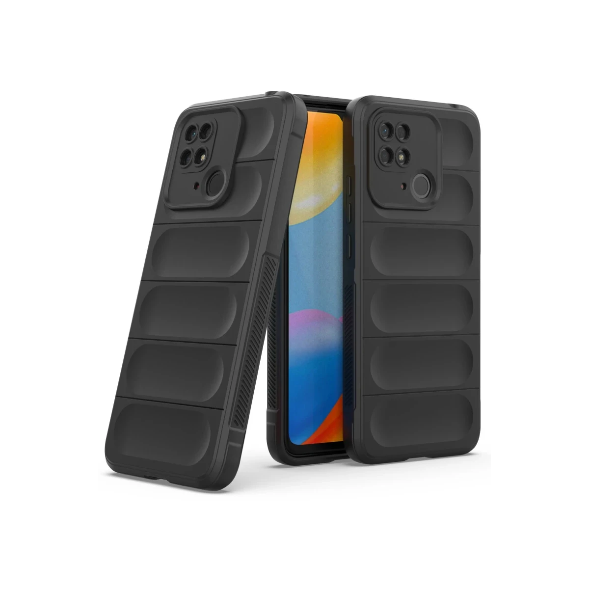 Xiaomi Redmi 10C Kılıf Optimum Silikon - Siyah