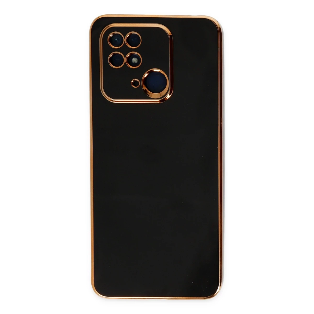 Xiaomi Redmi 10C Kılıf Volet Silikon - Siyah