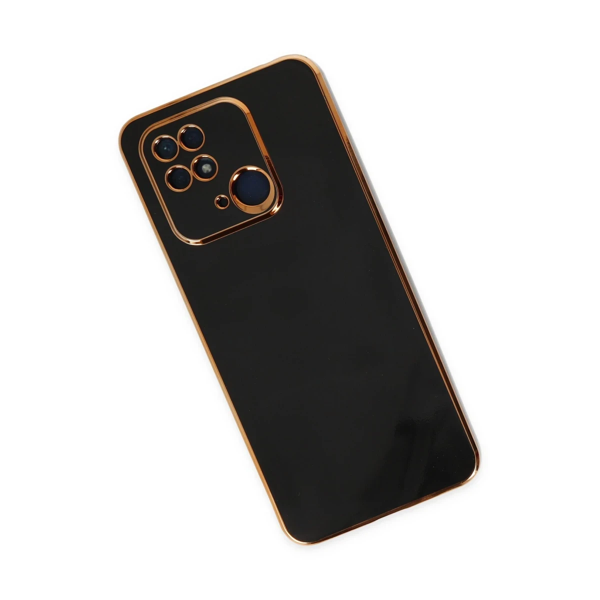 Xiaomi Redmi 10C Kılıf Volet Silikon - Siyah