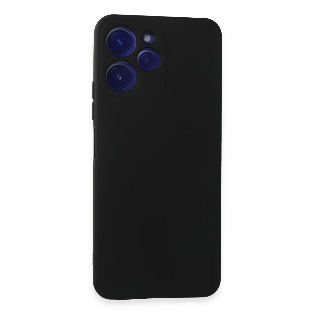 Xiaomi Redmi 12 Kılıf Nano içi Kadife Silikon - Siyah