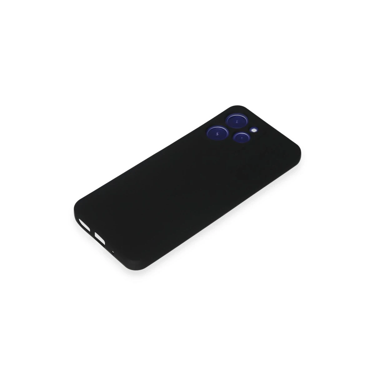 Xiaomi Redmi 12 Kılıf Nano içi Kadife Silikon - Siyah