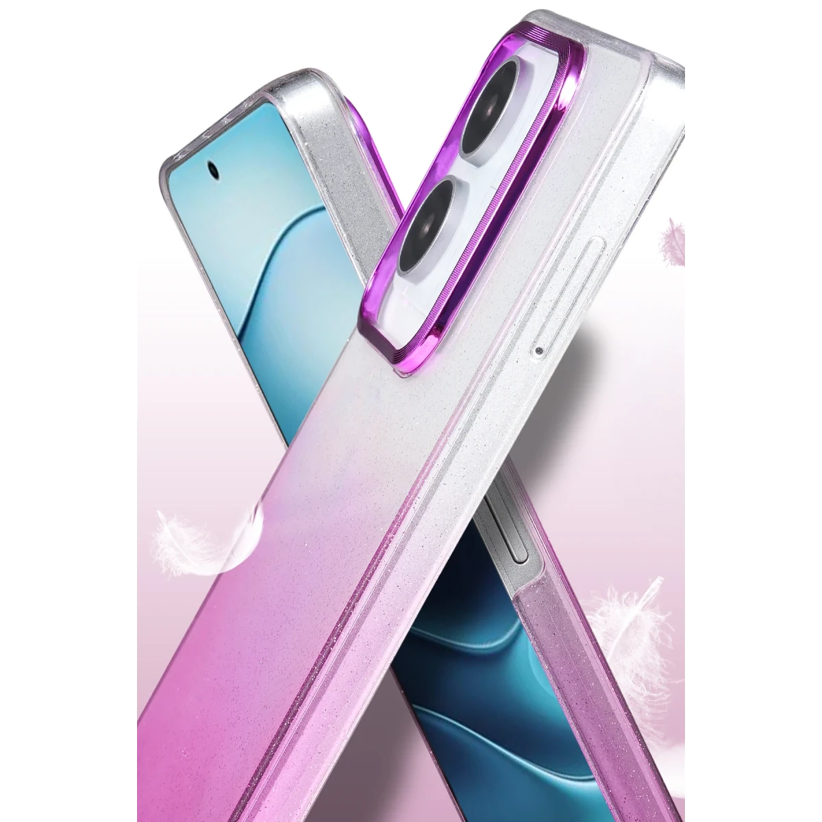 Xiaomi Redmi 13 4G Glossy Kapak - Mavi
