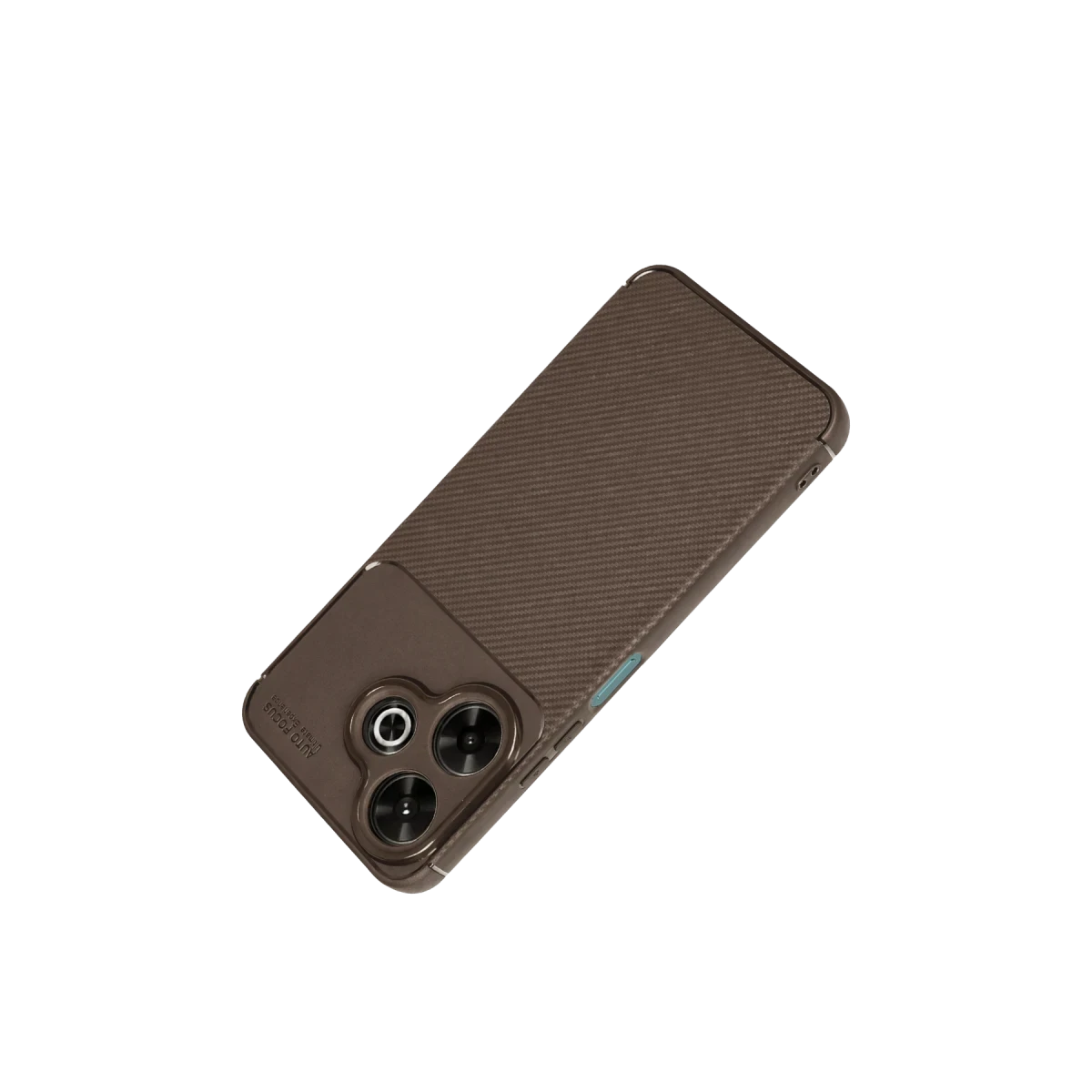 Xiaomi Redmi 13 4G Kılıf Auto Focus Karbon Kapak - Kahverengi