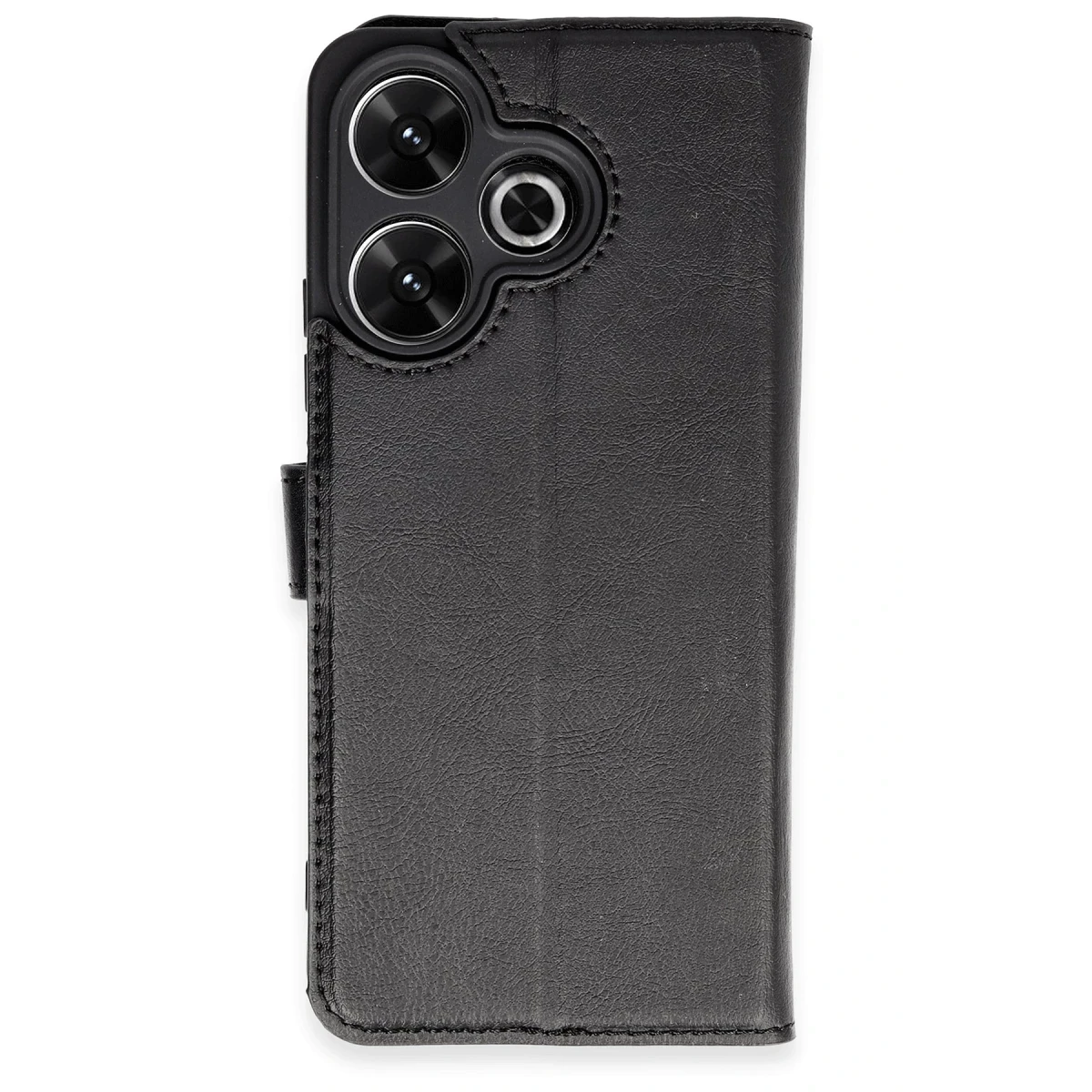 Xiaomi Redmi 13 4G Kılıf Trend S Plus Kapaklı Kılıf - Siyah
