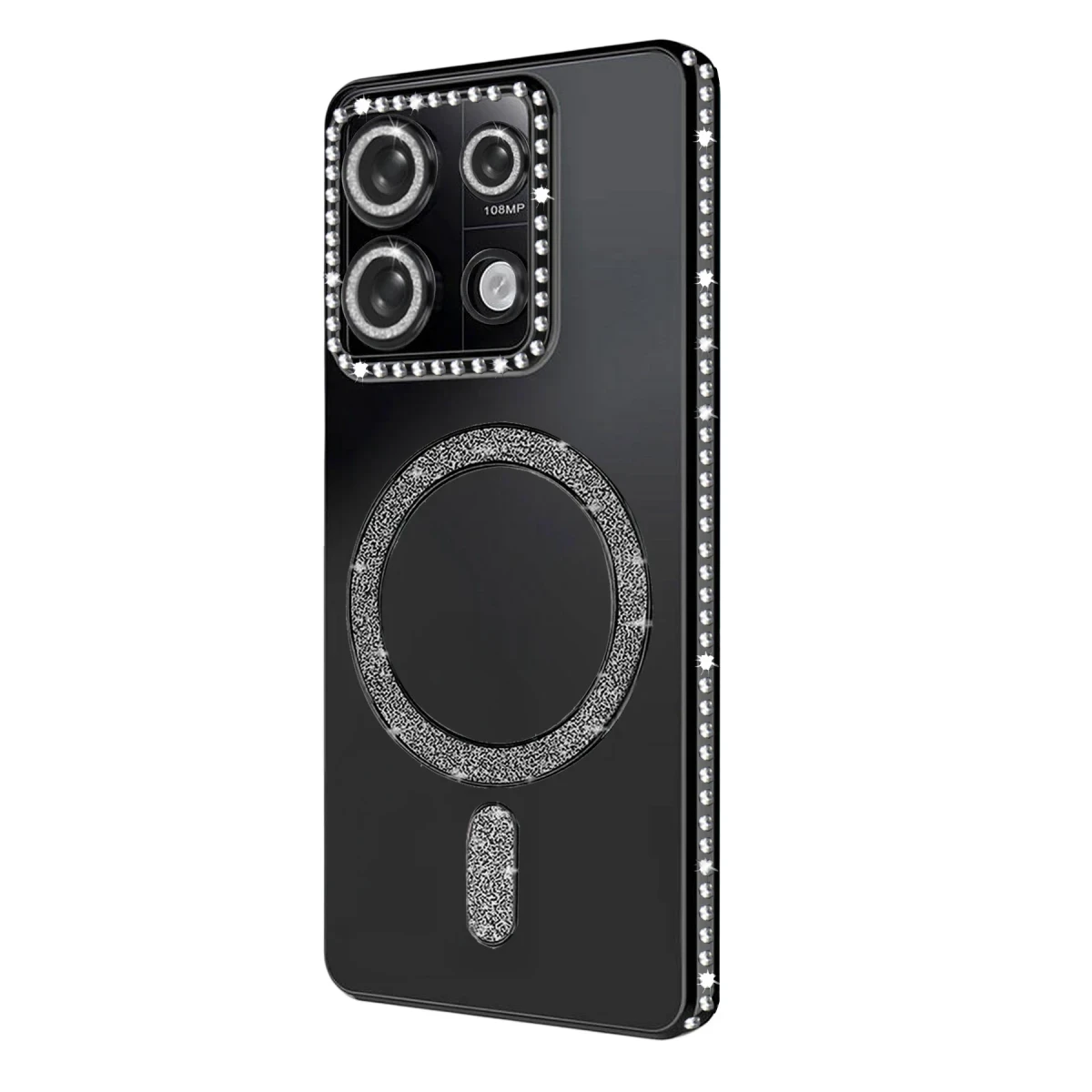 Xiaomi Redmi 13C Joke Simli Magneticsafe Kılıf - Siyah