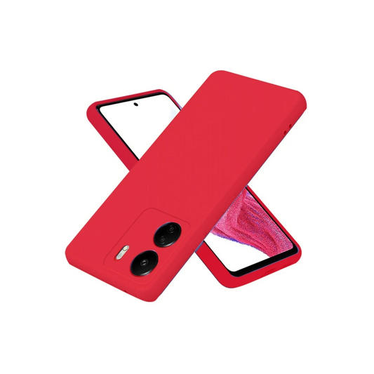 Xiaomi Redmi 13C Kılıf First Silikon - Kırmızı