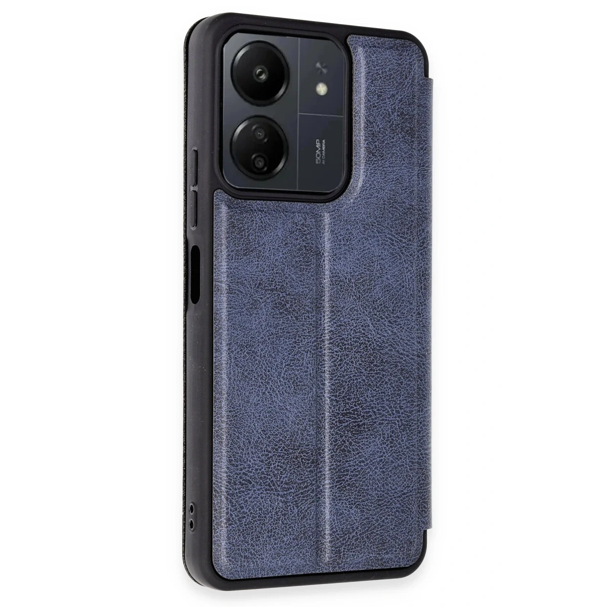 Xiaomi Redmi 13C Kılıf Flip Cover - Lacivert