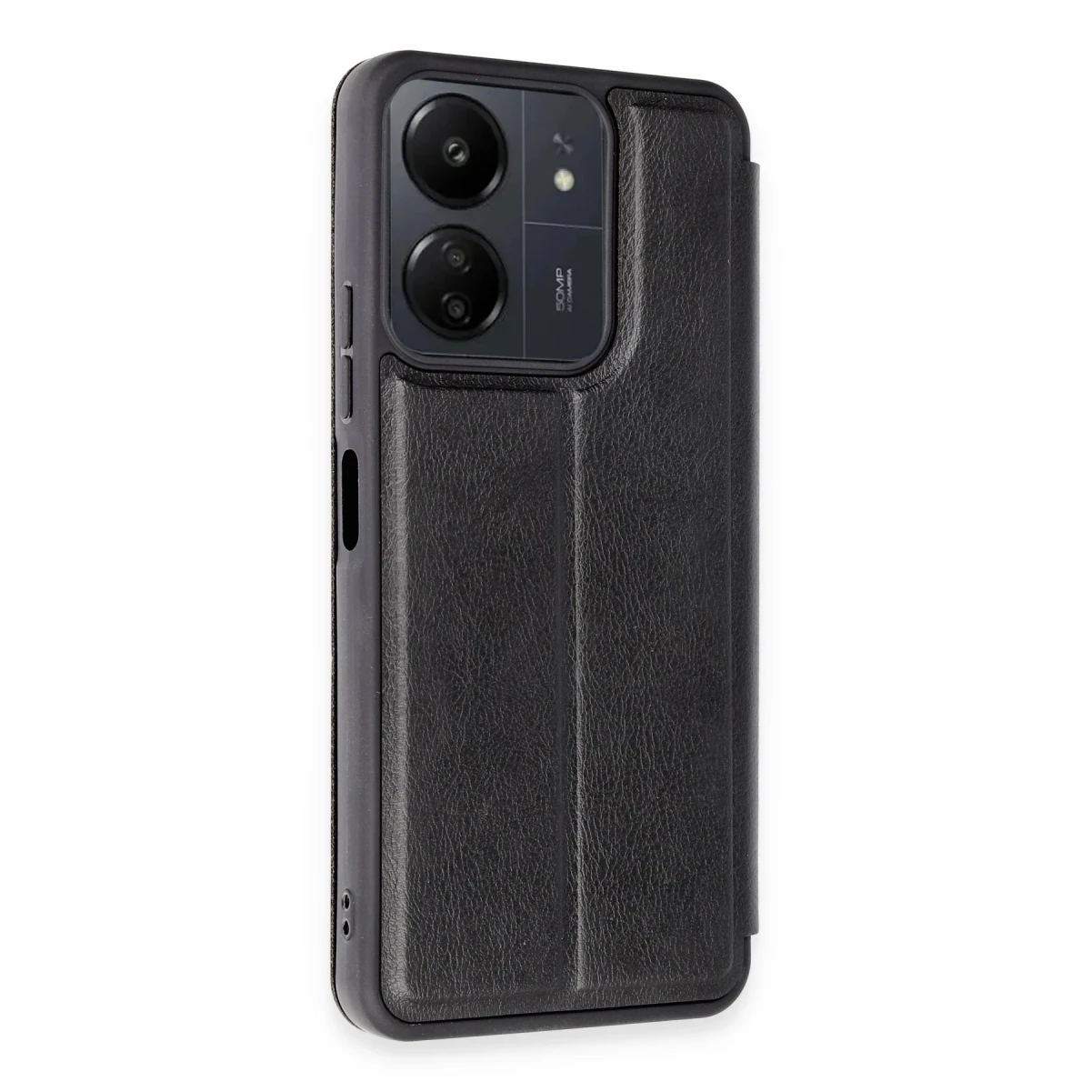 Xiaomi Redmi 13C Kılıf Flip Cover - Siyah