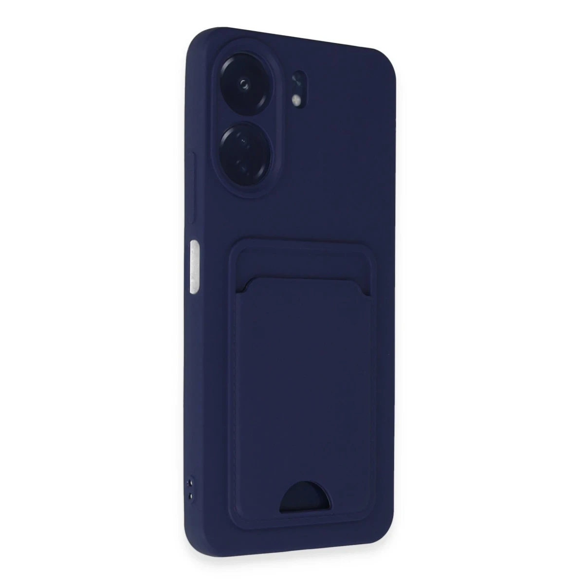 Xiaomi Redmi 13C Kılıf Kelvin Kartvizitli Silikon - Lacivert