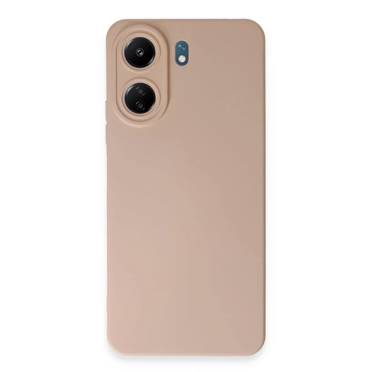Xiaomi Redmi 13C Kılıf Nano içi Kadife Silikon - Pudra