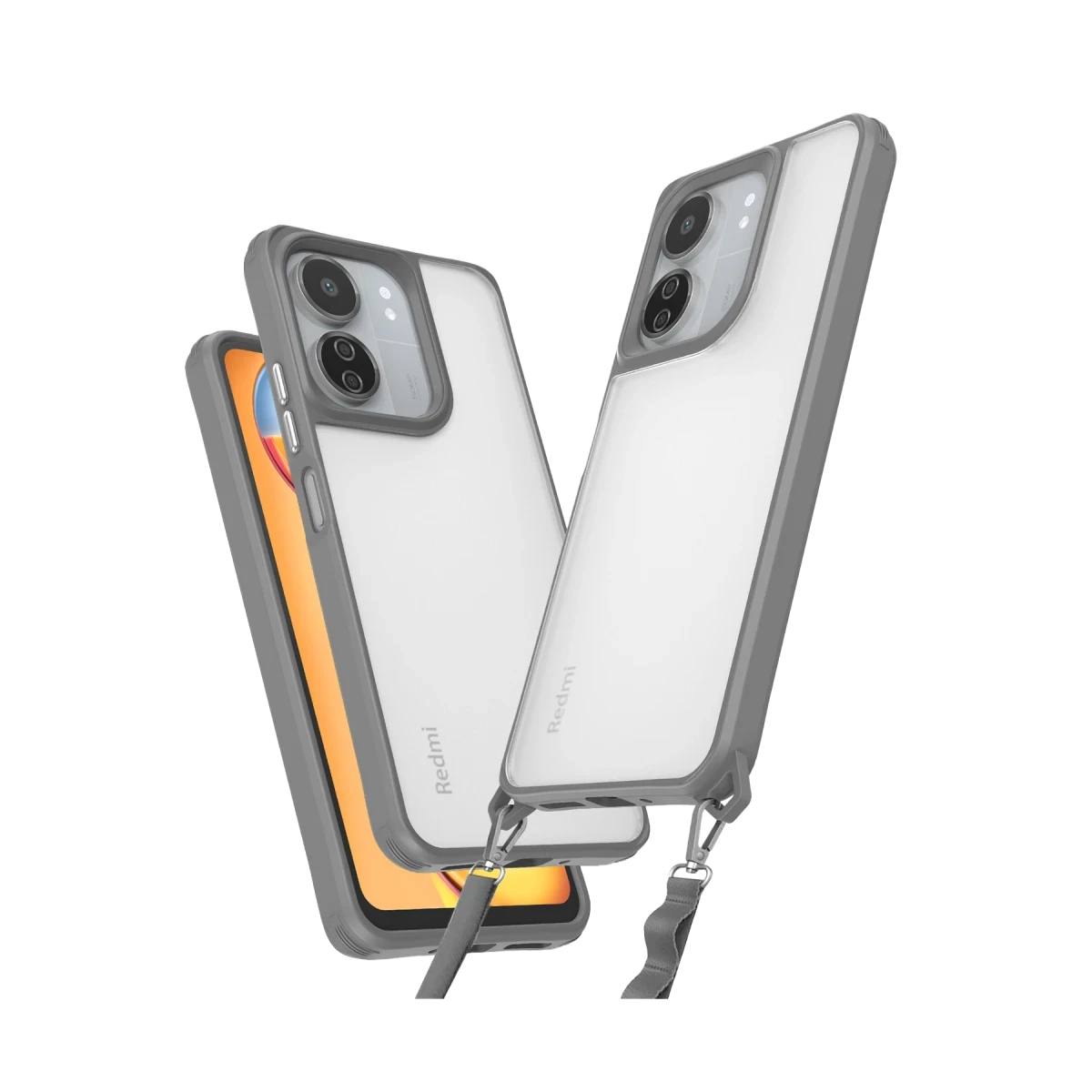 Xiaomi Redmi 13C Kılıf Penta Silikon Kılıf - Titan Gri