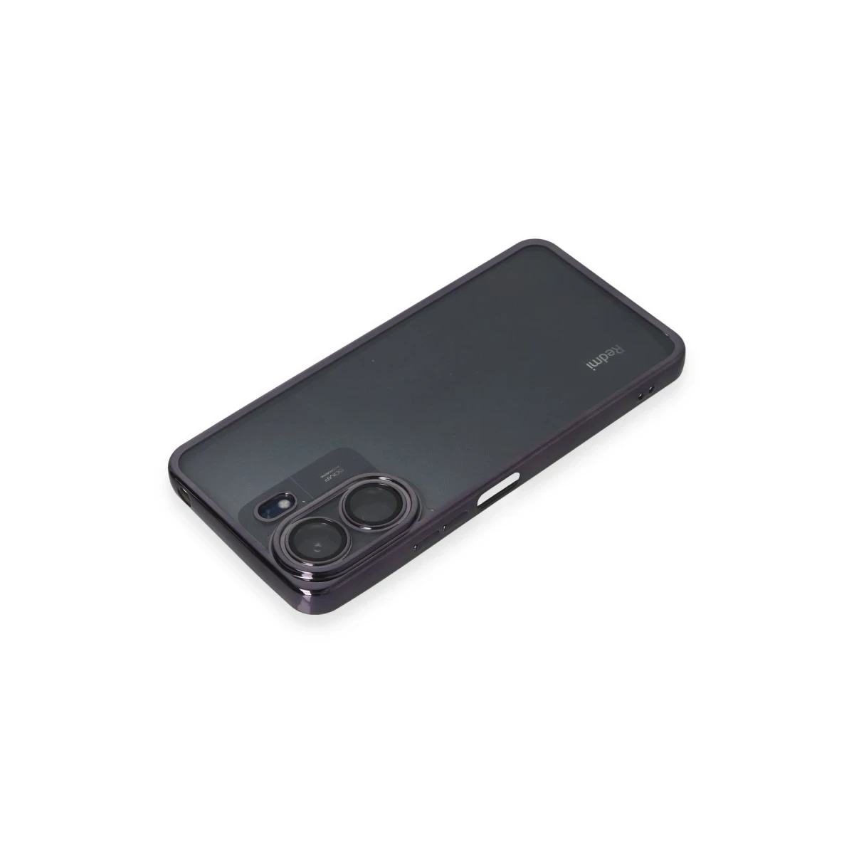 Xiaomi Redmi 13C Kılıf Razer Lensli Silikon - Mor
