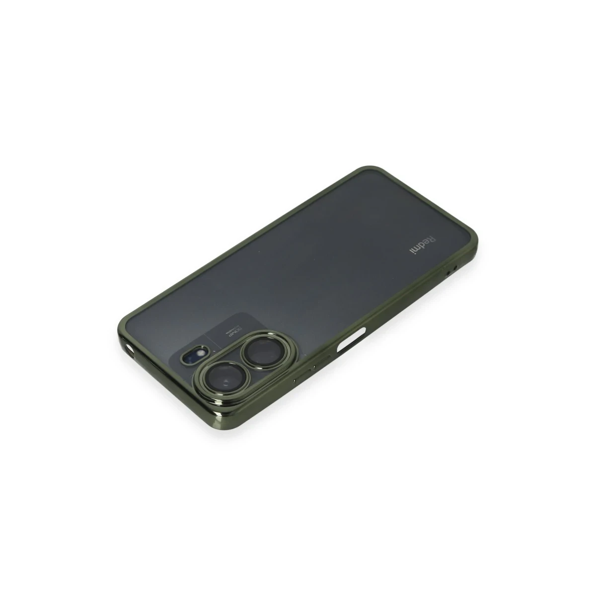 Xiaomi Redmi 13C Kılıf Razer Lensli Silikon - Yeşil