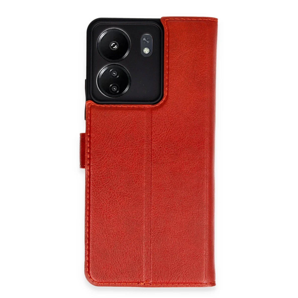 Xiaomi Redmi 13C Kılıf Trend S Plus Kapaklı Kılıf - Kırmızı