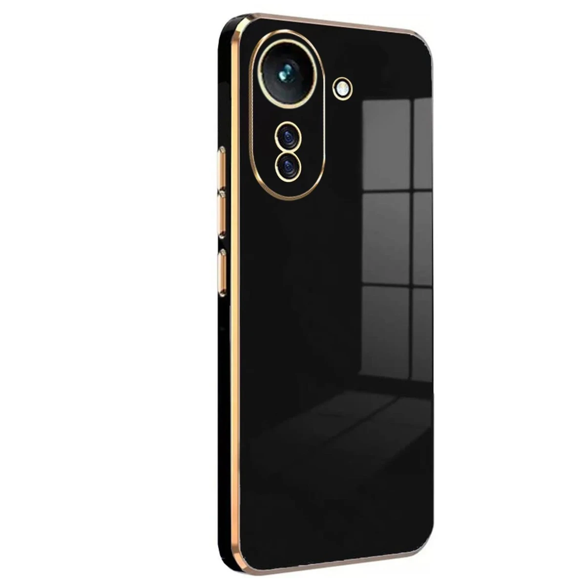 Xiaomi Redmi 13C Kılıf Volet Silikon - Siyah