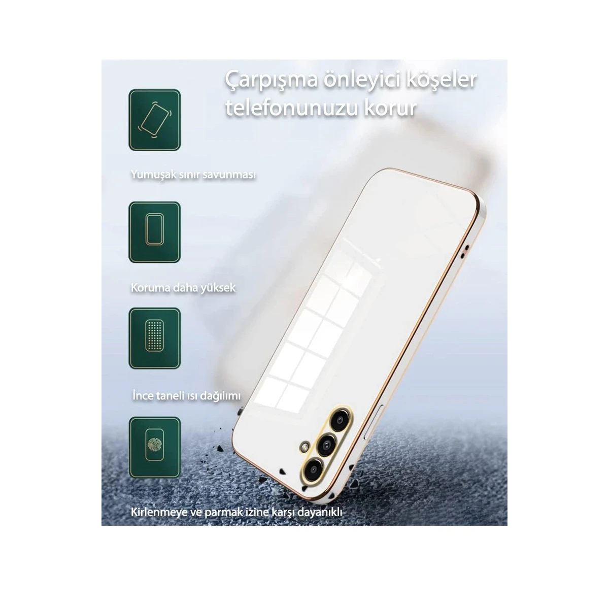 Xiaomi Redmi 13C Kılıf Volet Silikon - Siyah