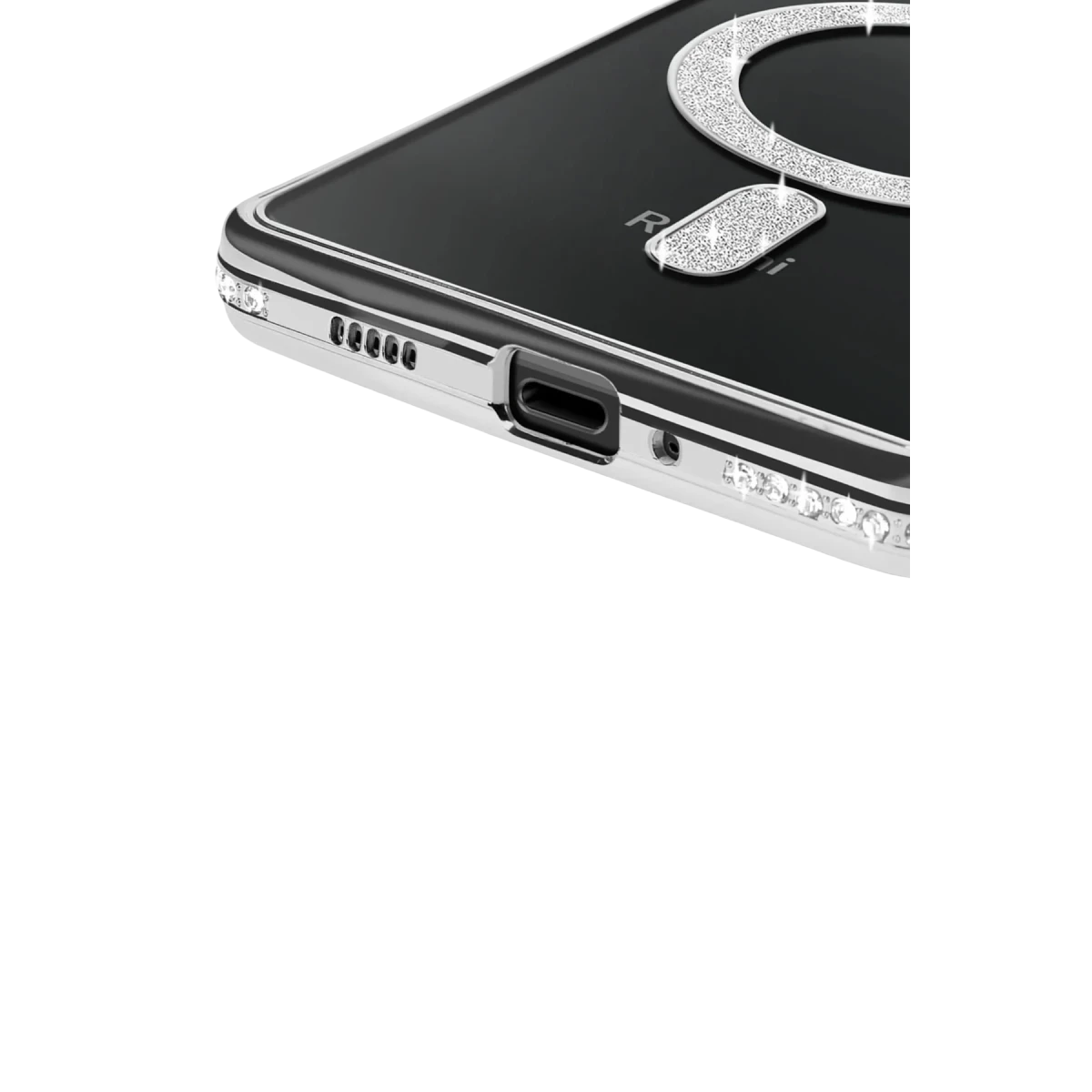 Xiaomi Redmi 14C Joke Simli Magneticsafe Kılıf - Gümüş