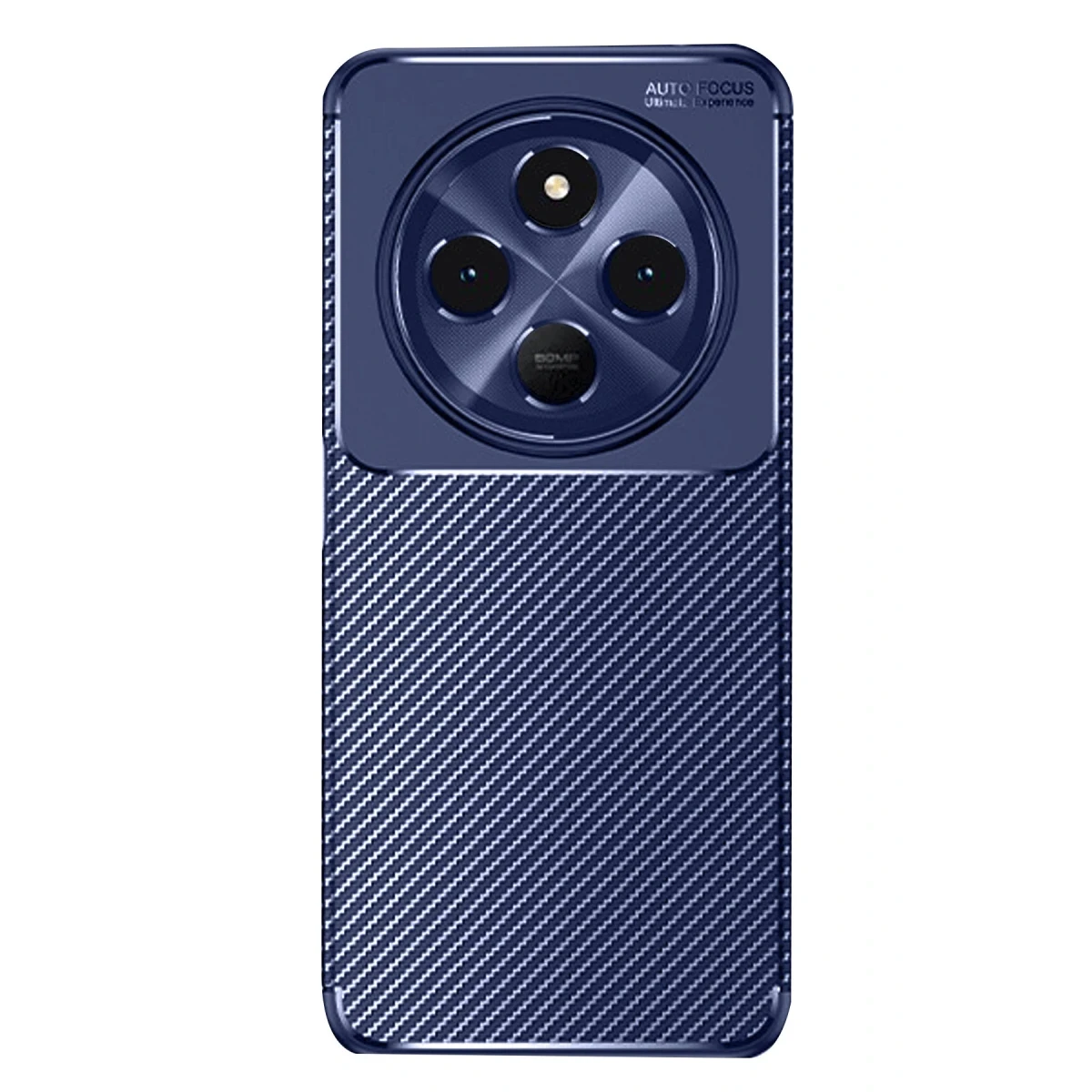 Xiaomi Redmi 14C Kılıf Auto Focus Karbon Kapak - Lacivert