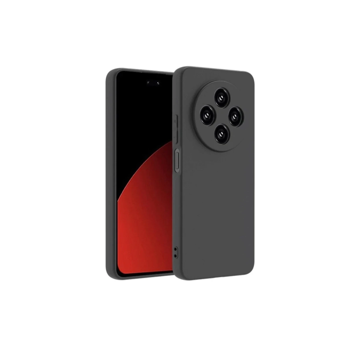 Xiaomi Redmi 14C Kılıf Nano içi Kadife Silikon - Siyah
