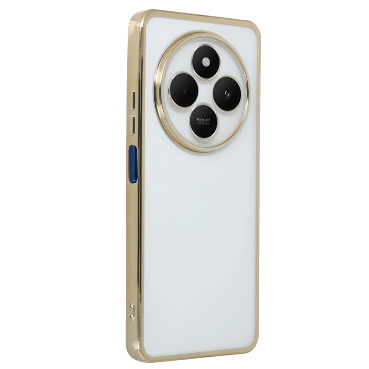 Xiaomi Redmi 14C Kılıf Razer Lensli Silikon - Gold