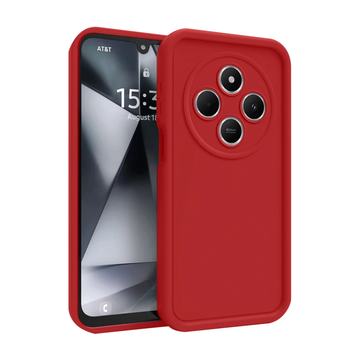 Xiaomi Redmi 14C Kılıf Viera Silikon - Kırmızı