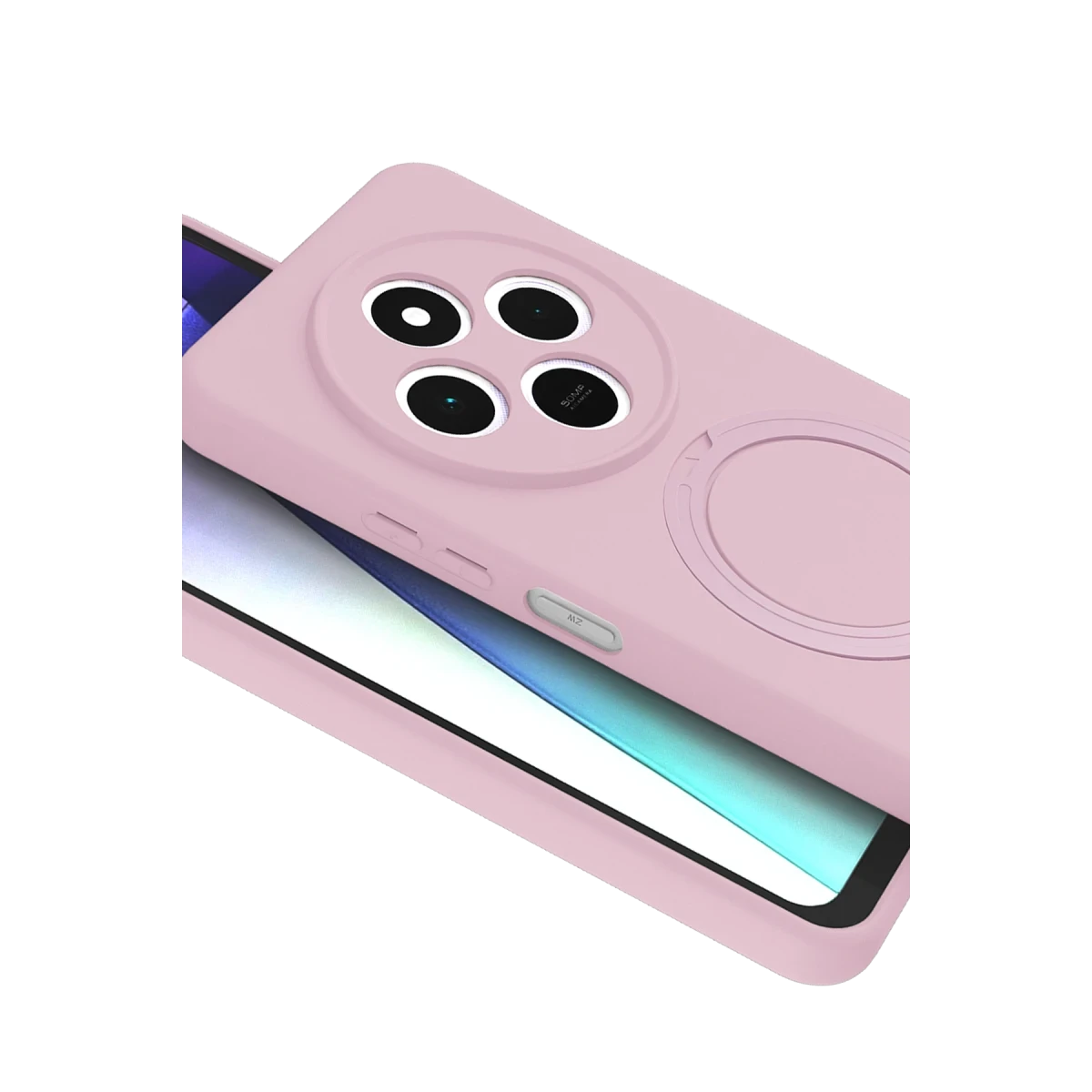 Xiaomi Redmi 14C Regal Magsafe Standlı Kapak - Açık Pembe