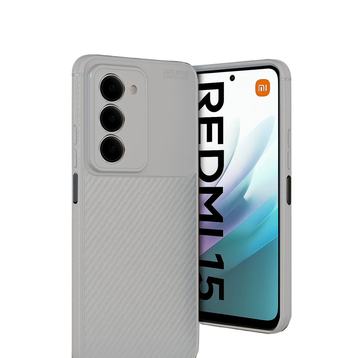Xiaomi Redmi 15 4G Auto Focus Karbon Kapak - Gri