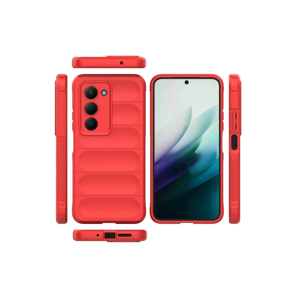 Xiaomi Redmi 15 4G Optimum Silikon - Kırmızı