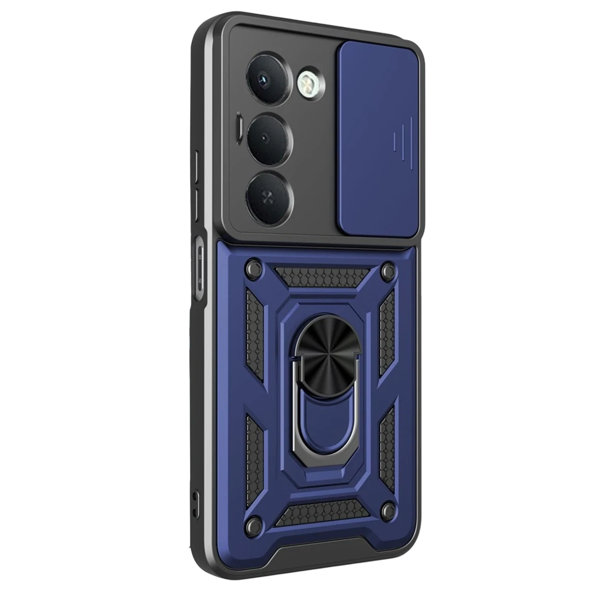 Xiaomi Redmi 15 4G Pars Lens Yüzüklü Silikon - Lacivert