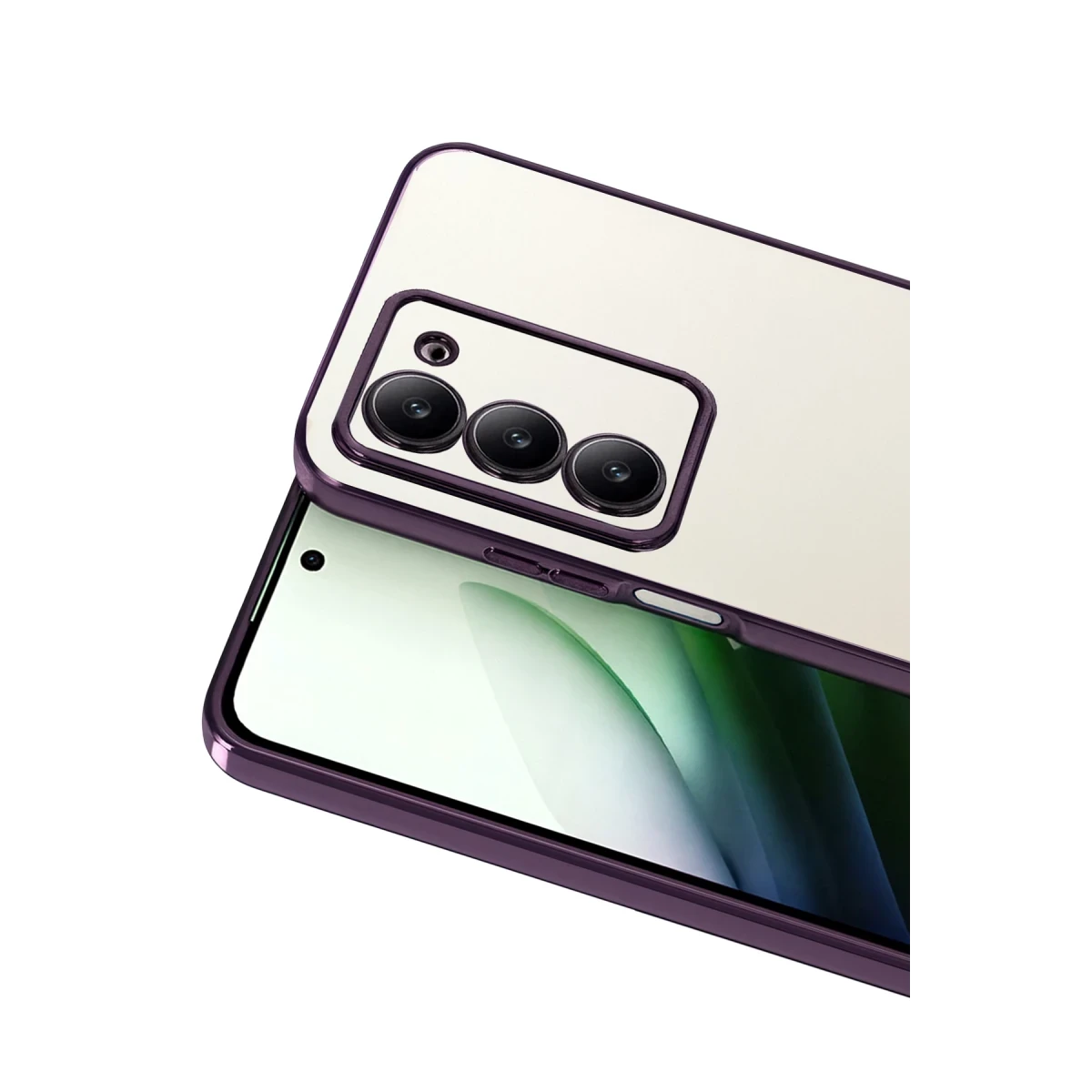 Xiaomi Redmi 15 4G Razer Lensli Silikon - Mor