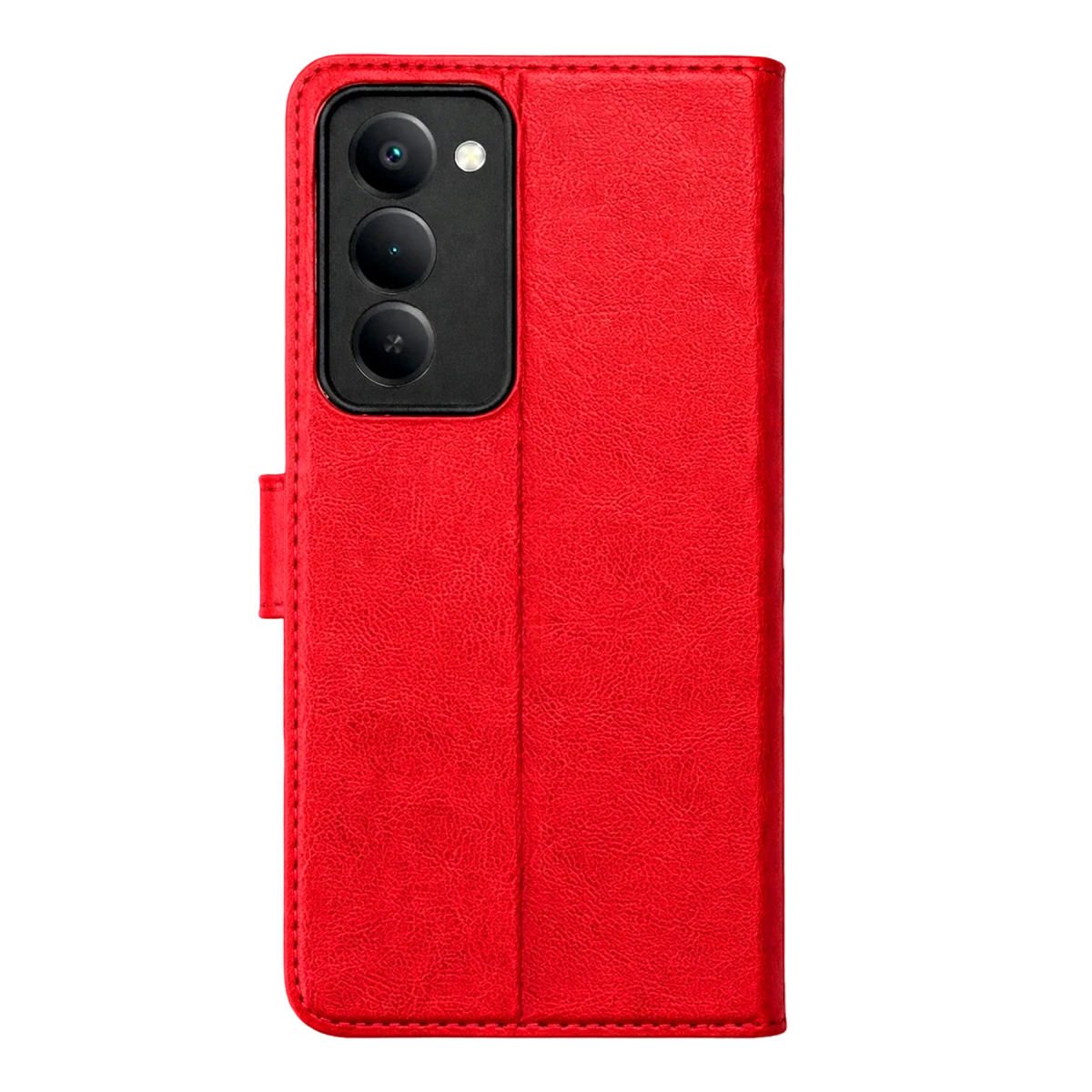 Xiaomi Redmi 15 5G Trend S Plus Kapaklı Kılıf - Kırmızı