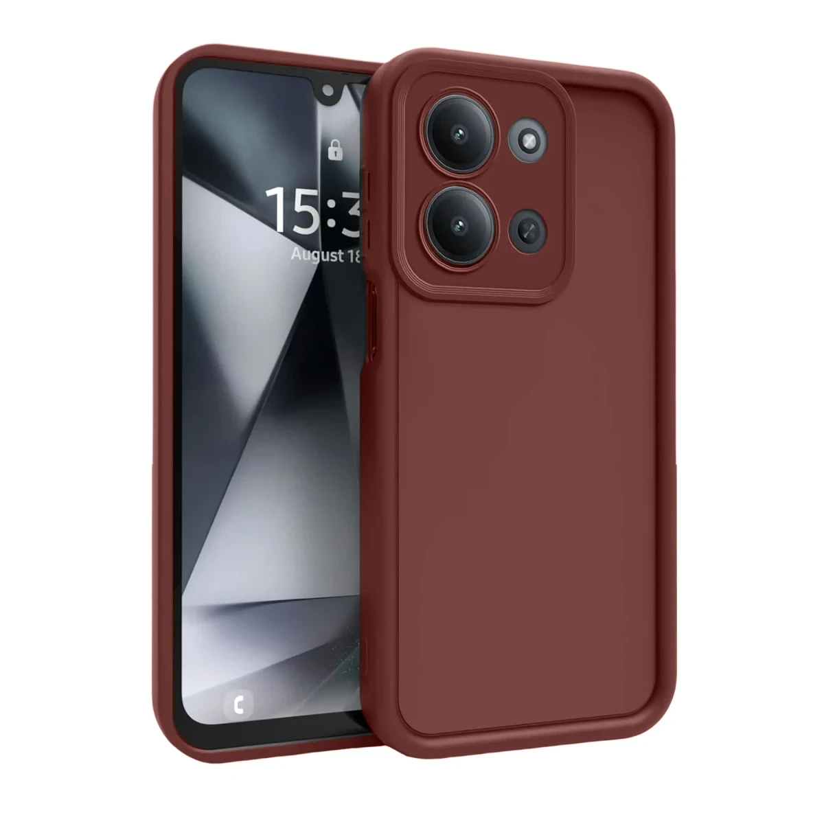 Xiaomi Redmi 15C 4G Viera Silikon - Bordo