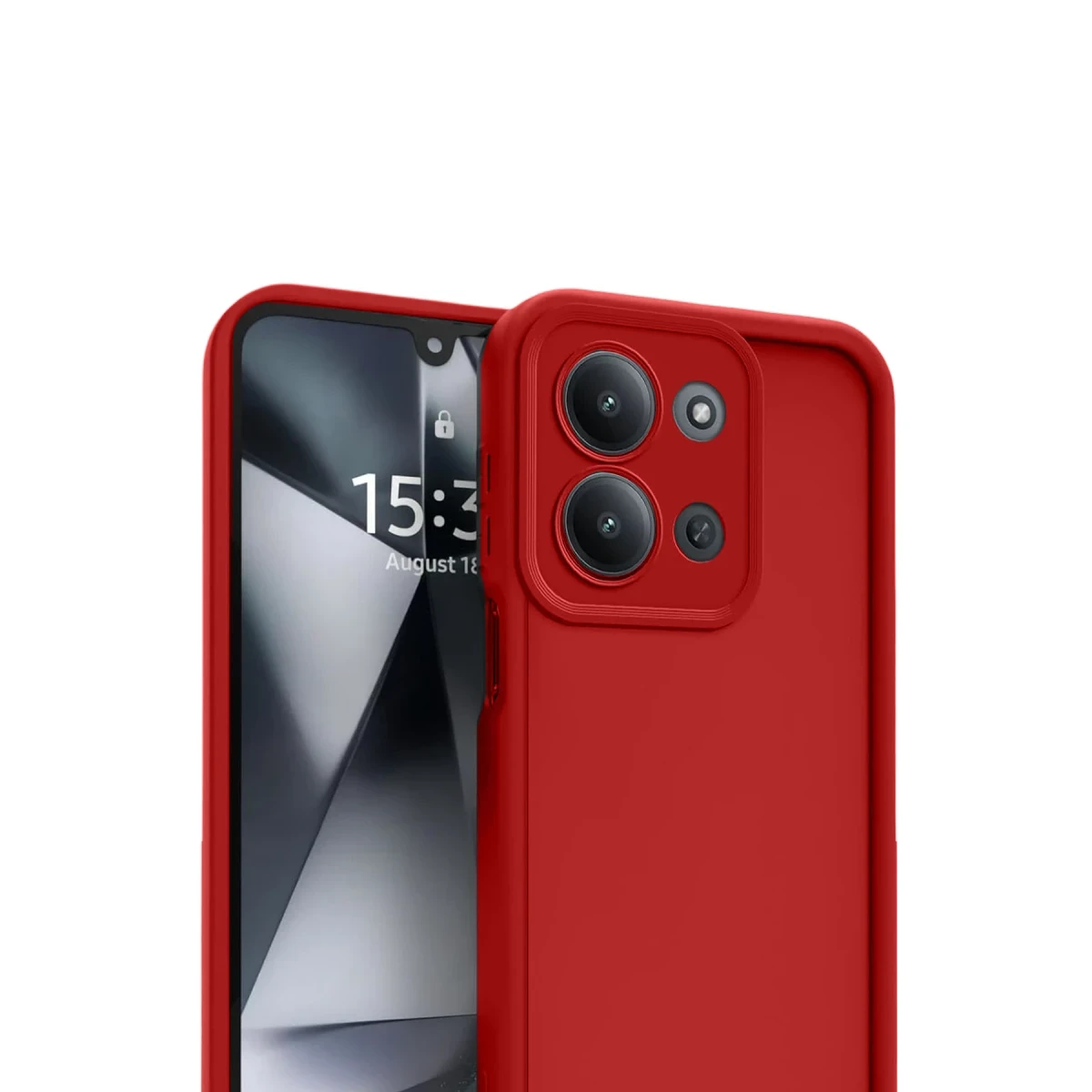 Xiaomi Redmi 15C 4G Viera Silikon - Kırmızı
