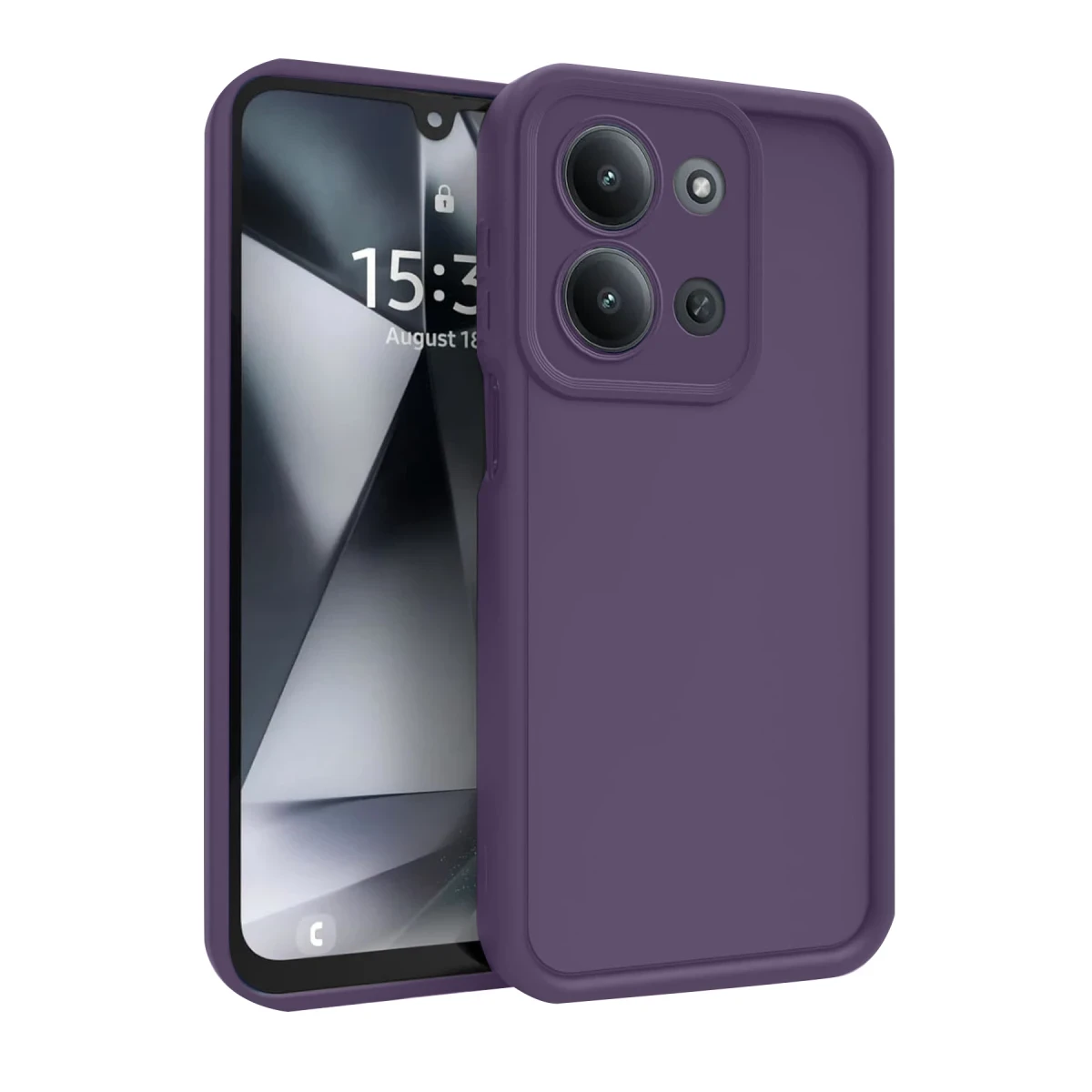 Xiaomi Redmi 15C 4G Viera Silikon - Mürdüm