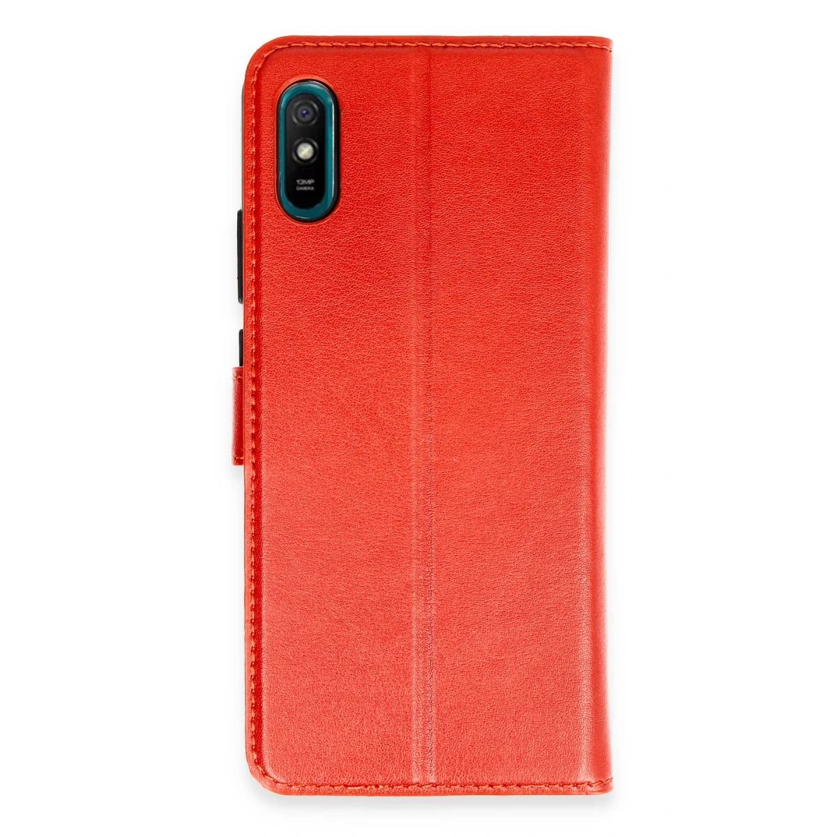 Xiaomi Redmi 9A Kılıf Trend S Plus Kapaklı Kılıf - Kırmızı