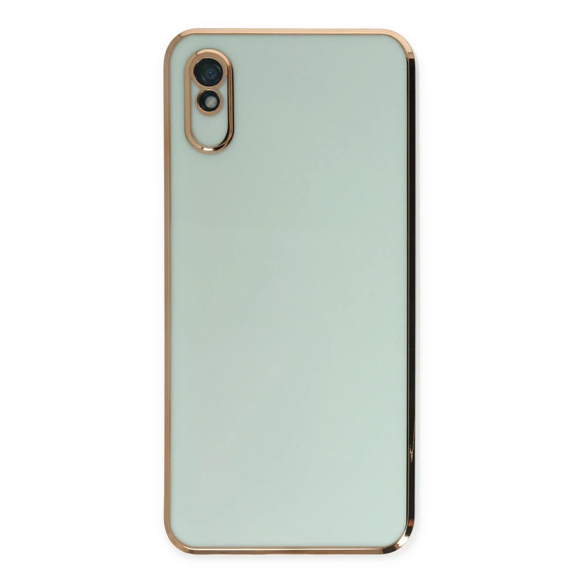 Xiaomi Redmi 9A Kılıf Volet Silikon - Açık Yeşil