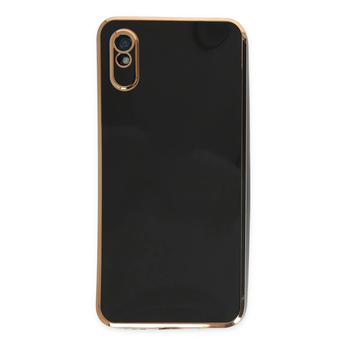 Xiaomi Redmi 9A Kılıf Volet Silikon - Siyah