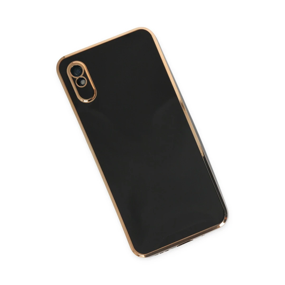 Xiaomi Redmi 9A Kılıf Volet Silikon - Siyah