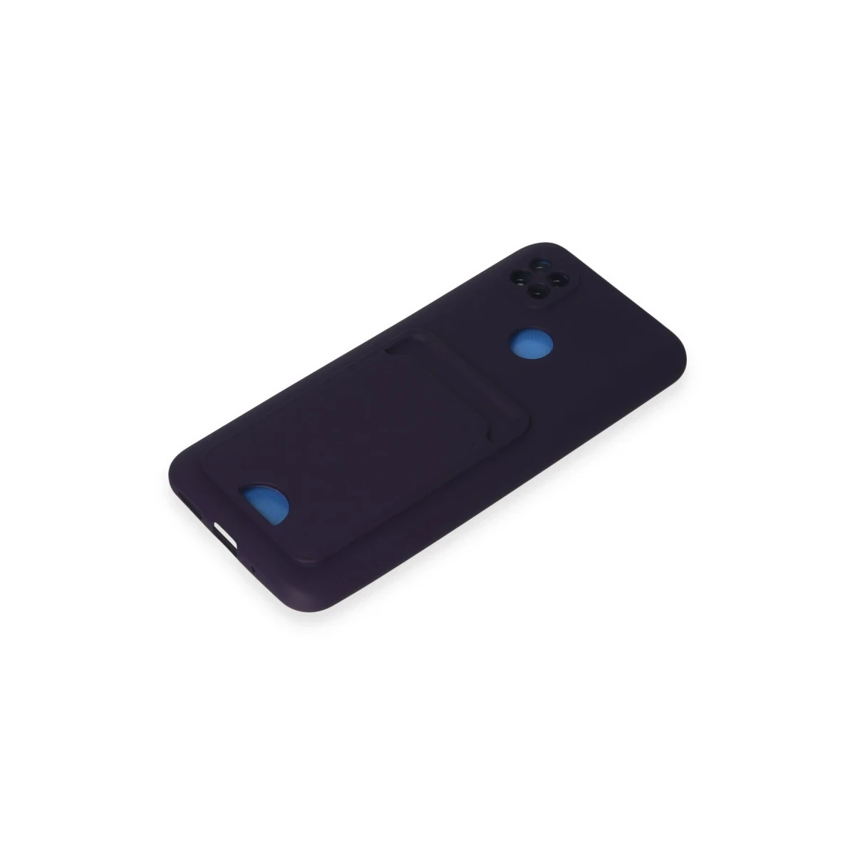 Xiaomi Redmi 9C Kılıf Kelvin Kartvizitli Silikon - Derin Mor