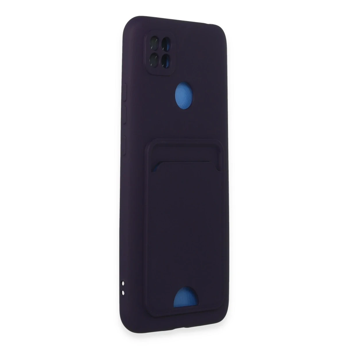 Xiaomi Redmi 9C Kılıf Kelvin Kartvizitli Silikon - Derin Mor