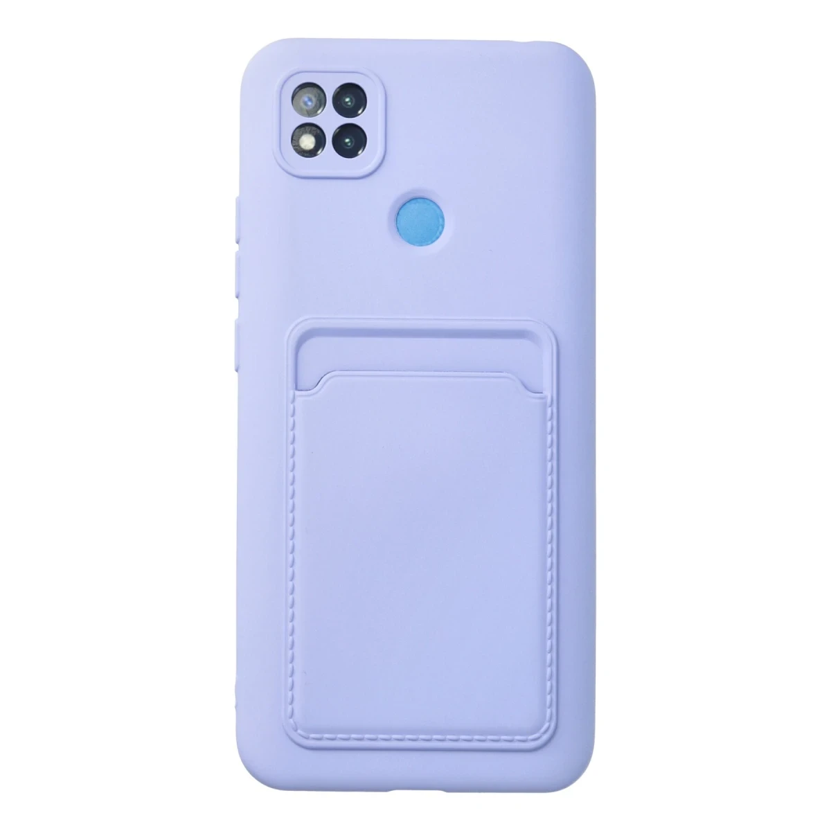 Xiaomi Redmi 9C Kılıf Kelvin Kartvizitli Silikon - Lila