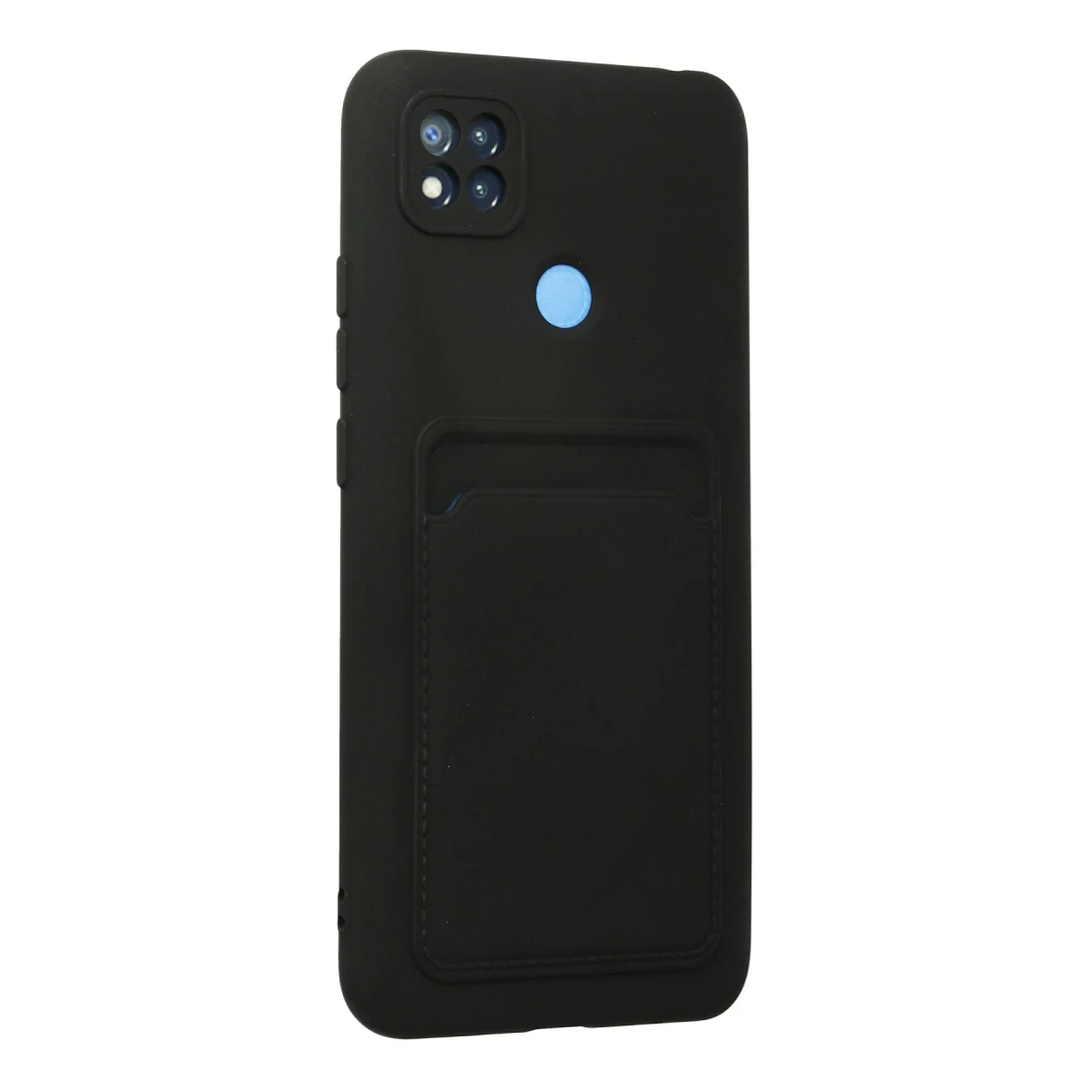 Xiaomi Redmi 9C Kılıf Kelvin Kartvizitli Silikon - Siyah