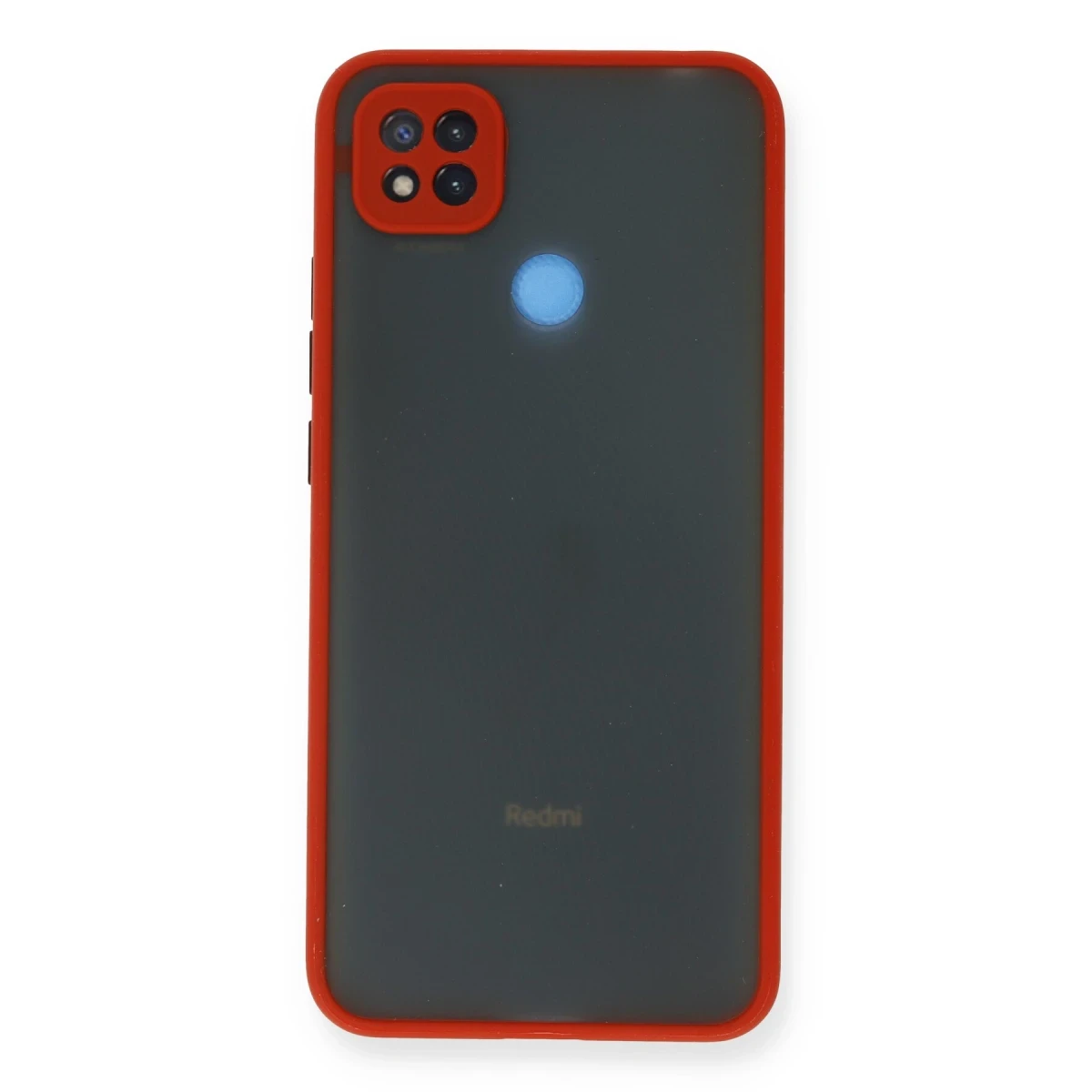 Xiaomi Redmi 9C Kılıf Montreal Silikon Kapak - Kırmızı