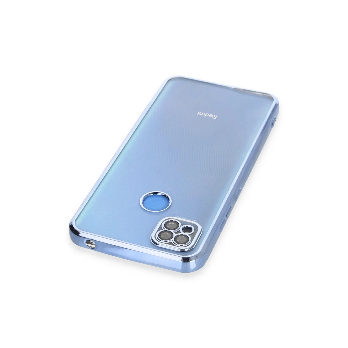 Xiaomi Redmi 9C Kılıf Razer Lensli Silikon - Açık Mavi