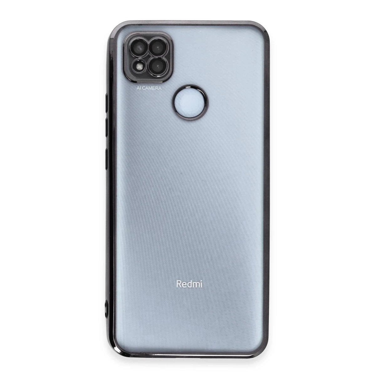 Xiaomi Redmi 9C Kılıf Razer Lensli Silikon - Siyah