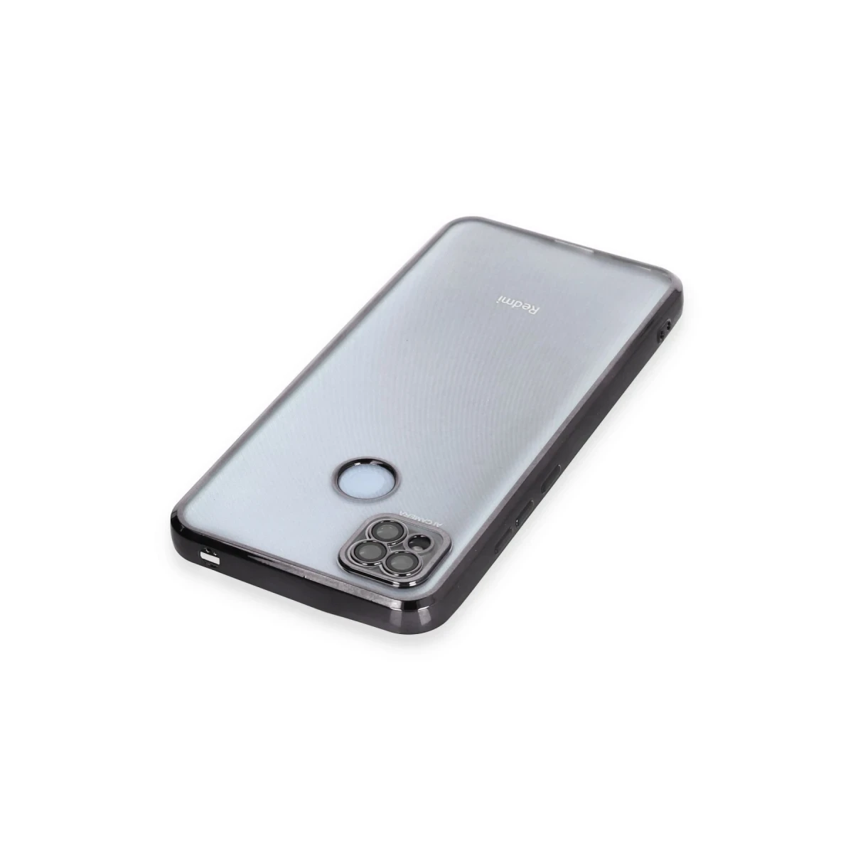Xiaomi Redmi 9C Kılıf Razer Lensli Silikon - Siyah