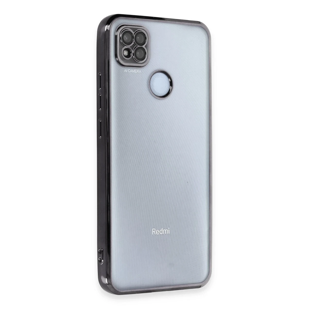 Xiaomi Redmi 9C Kılıf Razer Lensli Silikon - Siyah