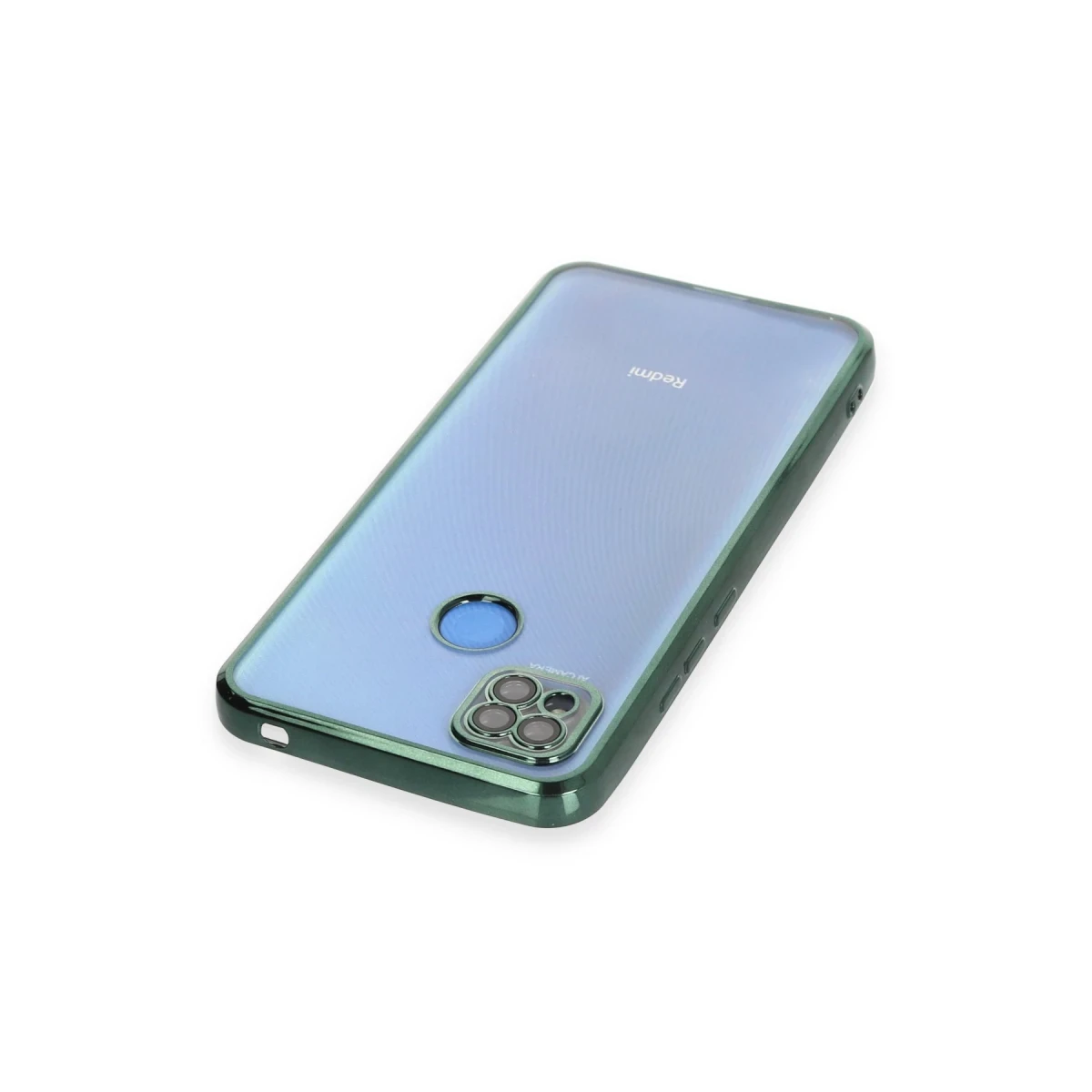 Xiaomi Redmi 9C Kılıf Razer Lensli Silikon - Yeşil