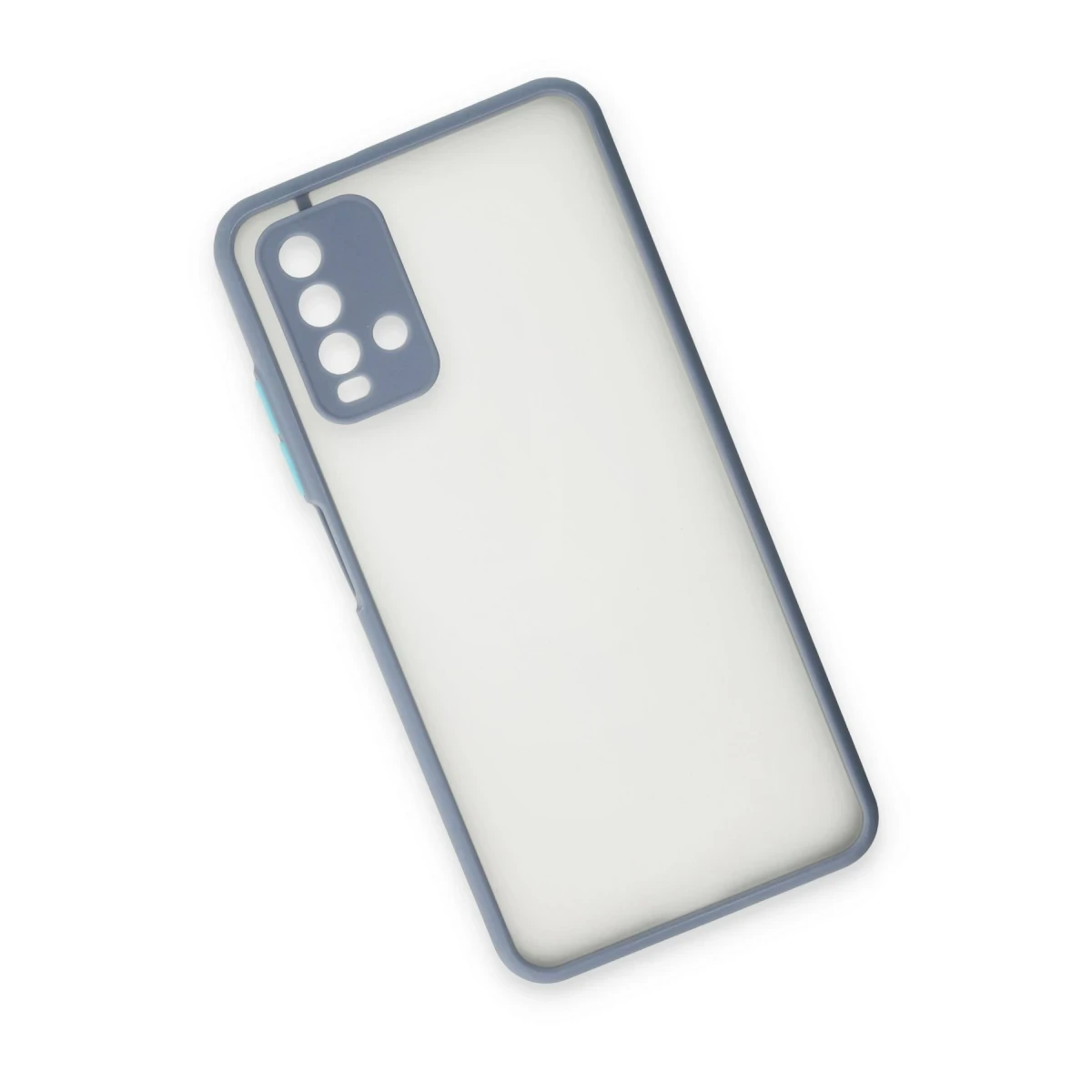 Xiaomi Redmi 9T Kılıf Montreal Silikon Kapak - Gri