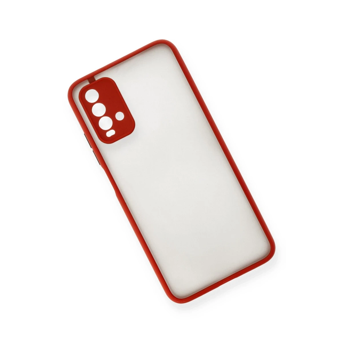 Xiaomi Redmi 9T Kılıf Montreal Silikon Kapak - Kırmızı